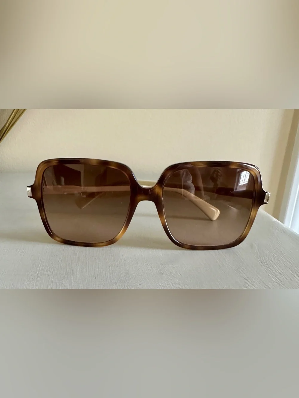 Longchamp Women Sunglass LO641S-220 White/havana 55-17-140